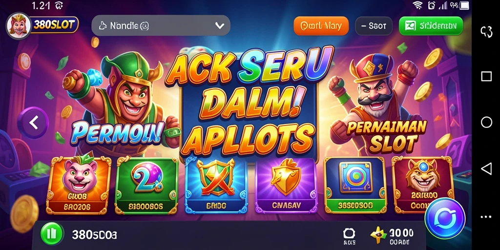 Tampilan gameplay menarik dan mendebarkan dari 380SLOT.