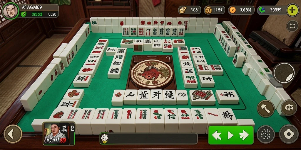 Tampilan gameplay Mahjong yang menarik dan menantang