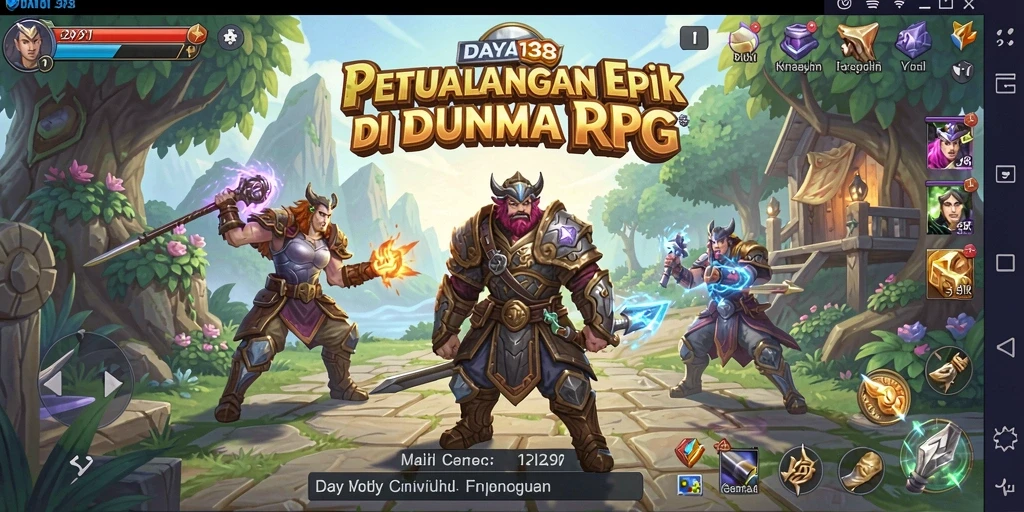 Screenshot utama <strong>DAYA138</strong> menampilkan aksi seru dan grafis yang memukau.