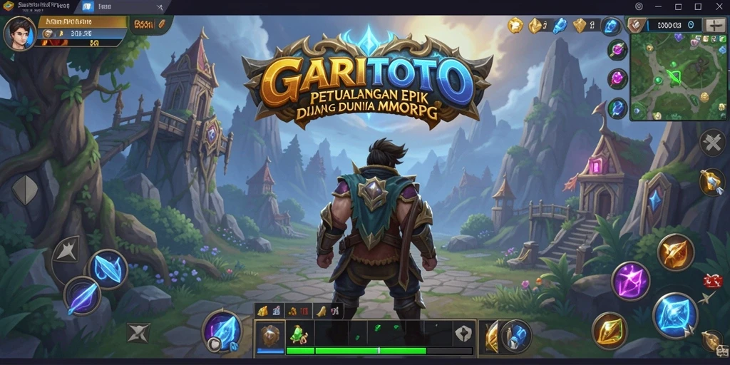 Gameplay epik GARITOTO dalam dunia MMORPG yang mendalam.