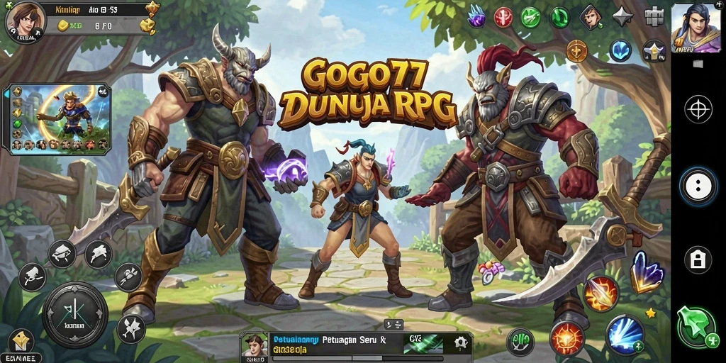 Tampilan menggembirakan dari gameplay RPG GOGO77 yang penuh petualangan.
