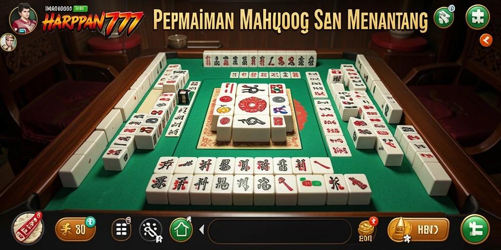 Tampilan gameplay Mahjong di HARAPAN777 yang menarik dan menantang.