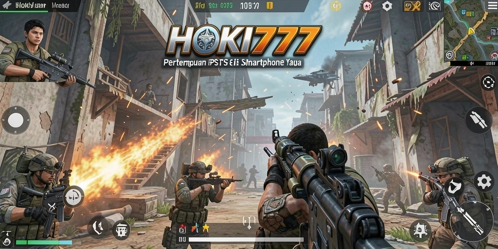 Screenshot gameplay HOKI777 menampilkan aksi pertempuran yang mendebarkan.