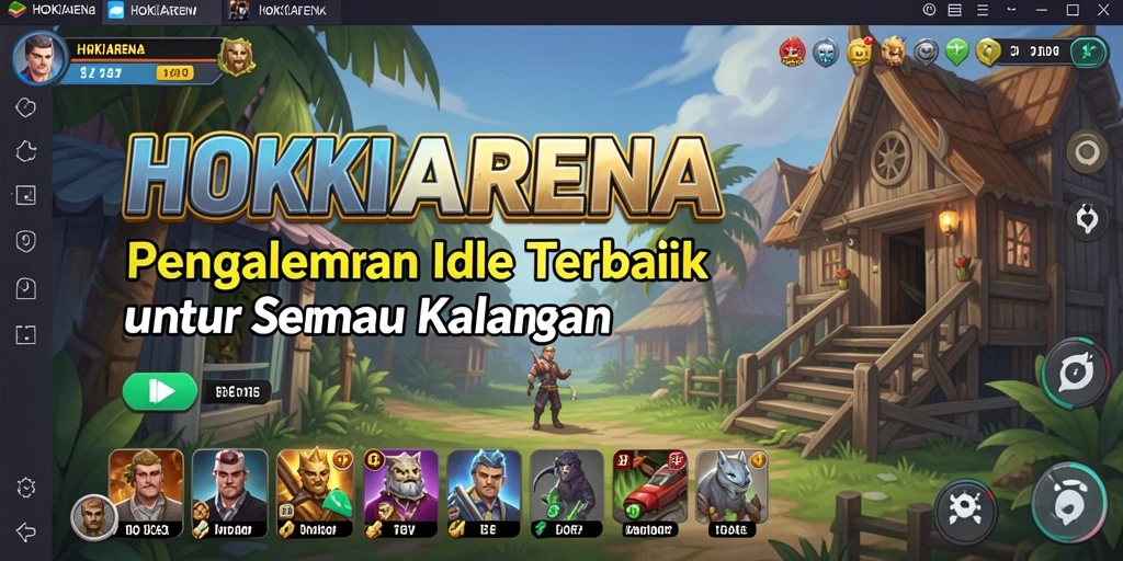 Tampilan gameplay HOKIARENA yang menarik dan mudah dipahami.