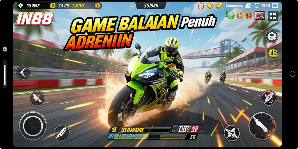 Gameplay seru dari balapan motor di IN88.