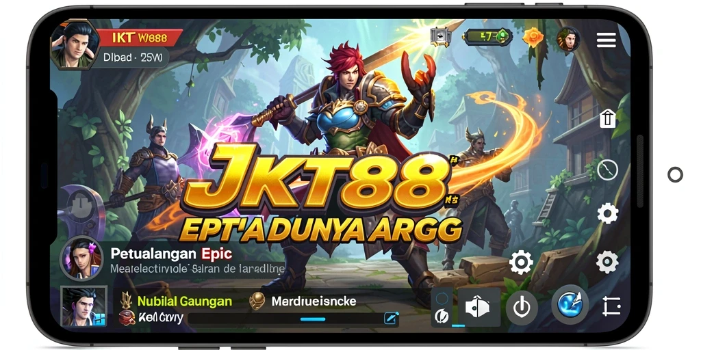 Tampilan gameplay menarik dari JKT88 dalam dunia ARPG.
