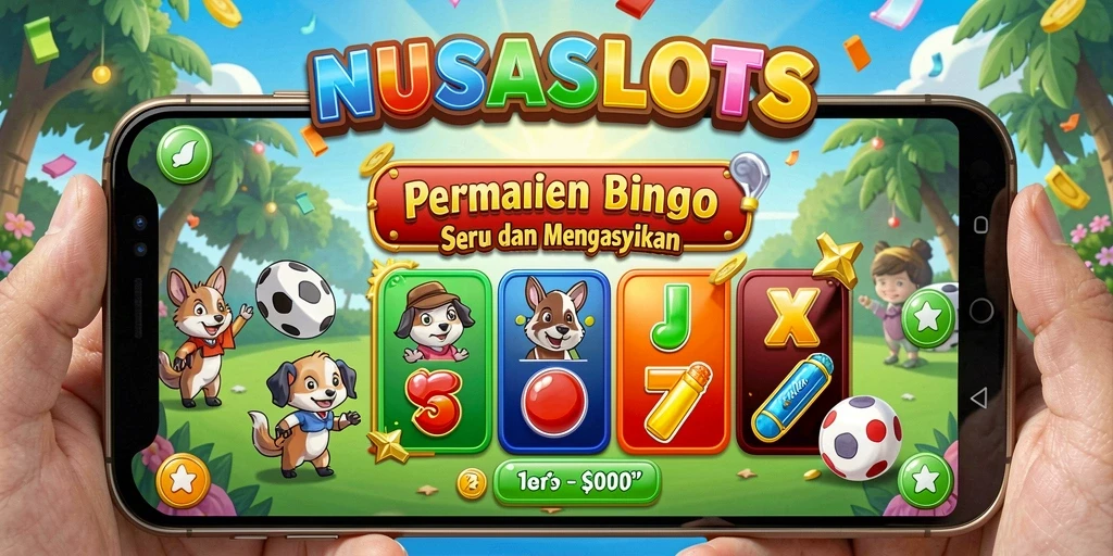 Screenshot gameplay NUSASLOTS menampilkan suasana seru permainan Bingo.