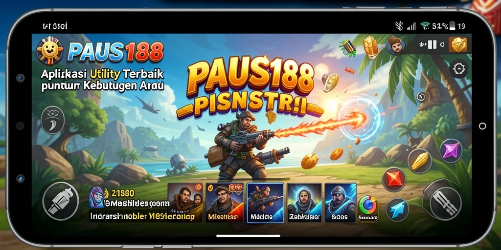 Tampilan antarmuka PAUS188 yang sederhana dan fungsional.