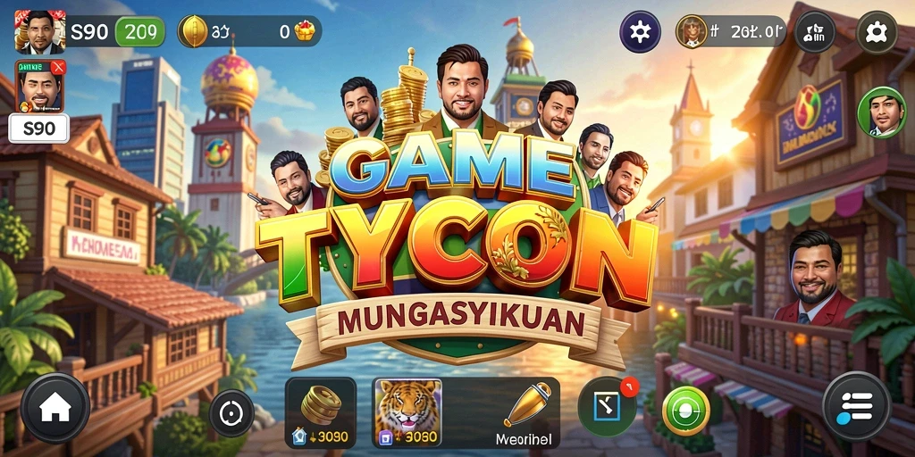 Screenshot utama S80 menampilkan gameplay Tycoon yang menegangkan dan interaktif.