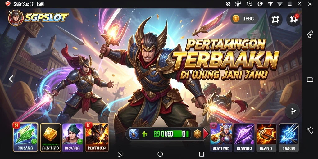 Tangkapan layar gameplay SGPSLOT yang menunjukkan serunya pertarungan.