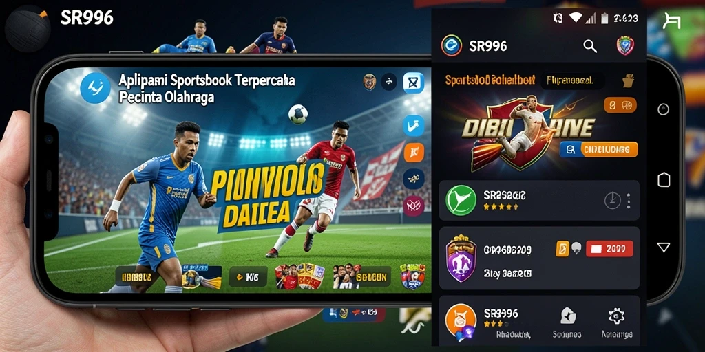 Screenshot SR996 menampilkan gameplay Sportsbook dengan antarmuka pengguna yang menarik.