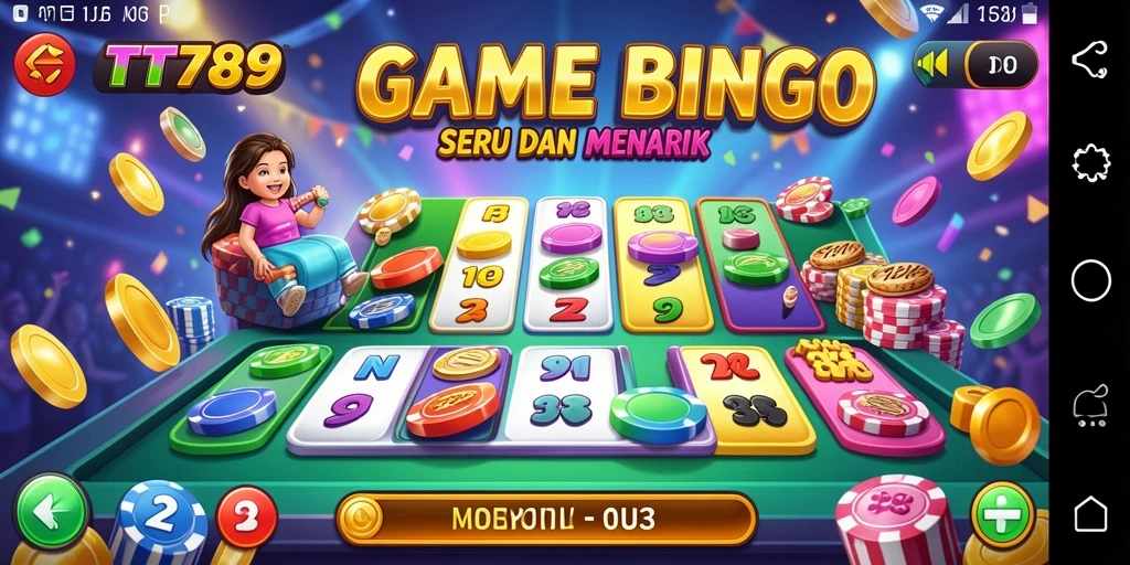 Tampilan gameplay seru dalam permainan Bingo TT789.