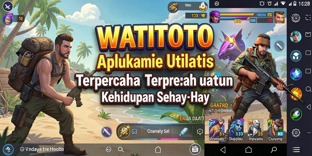 Tampilan antarmuka WATITOTO yang sederhana dan fungsional.