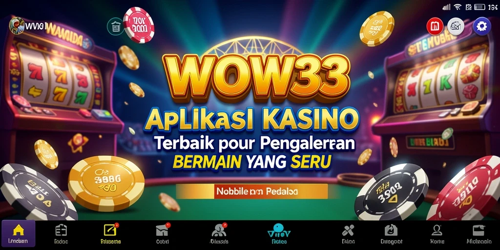 Screenshot gameplay WOW33 dengan grafis kasino yang menakjubkan.
