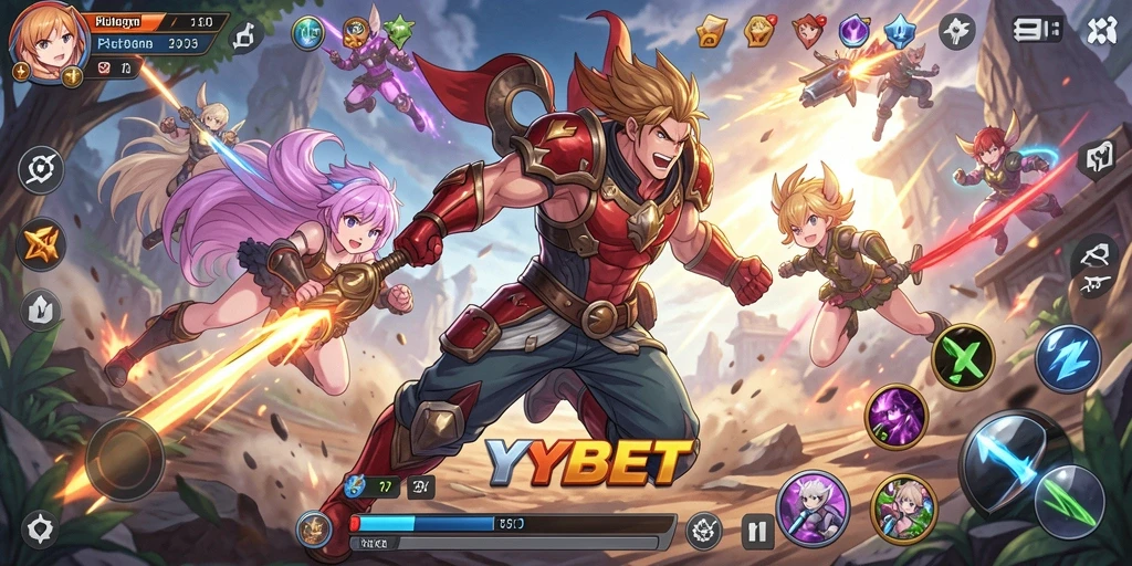 Tampilan dinamis dan gameplay seru di YYBET.